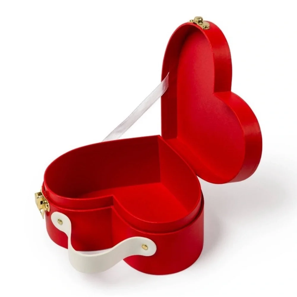3 for $15 SALE New Target Bullseye Postage Stamp Red Heart Shaped Storage Box